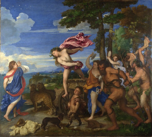  Titian / Bacchus and Ariadne (1520-1523년) 캔버스 유화 / 175 X 190cm / 내셔널 갤러리 소장  