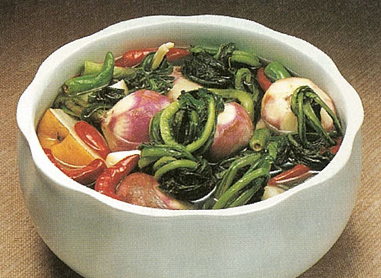 《산가요록》의 ‘동침’을 재현한 순무동치미 ⓒ 궁중음식연구원