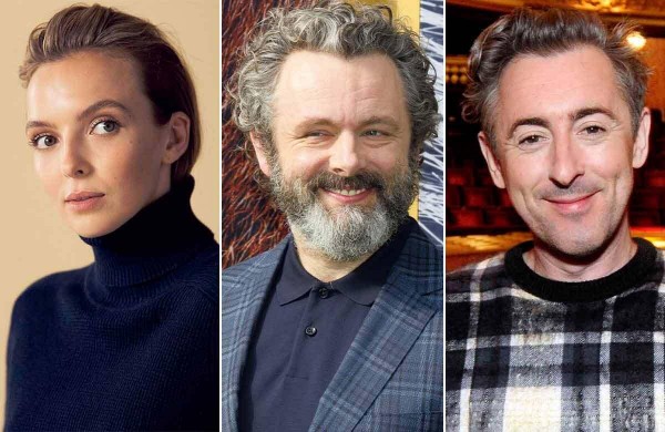 Jodie Comer, Michael Sheen and Alan Cumming ⓒ Shutterstock/Colin Hattersley